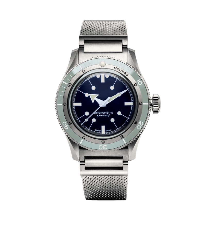 Serica 5303 midnight blue dial watch